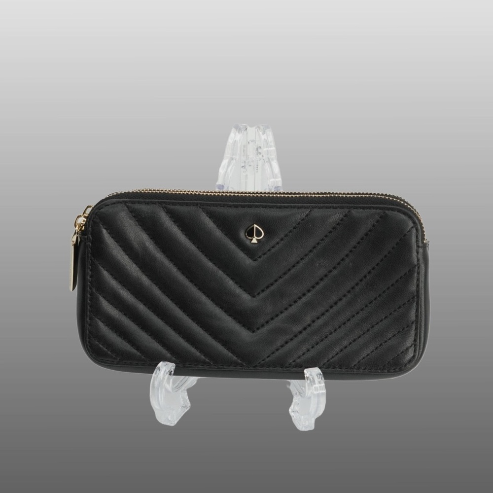 Kate Spade Black Chevron Crossbody/Wallet